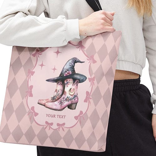 Witch Boots Tote Bag (personalized)