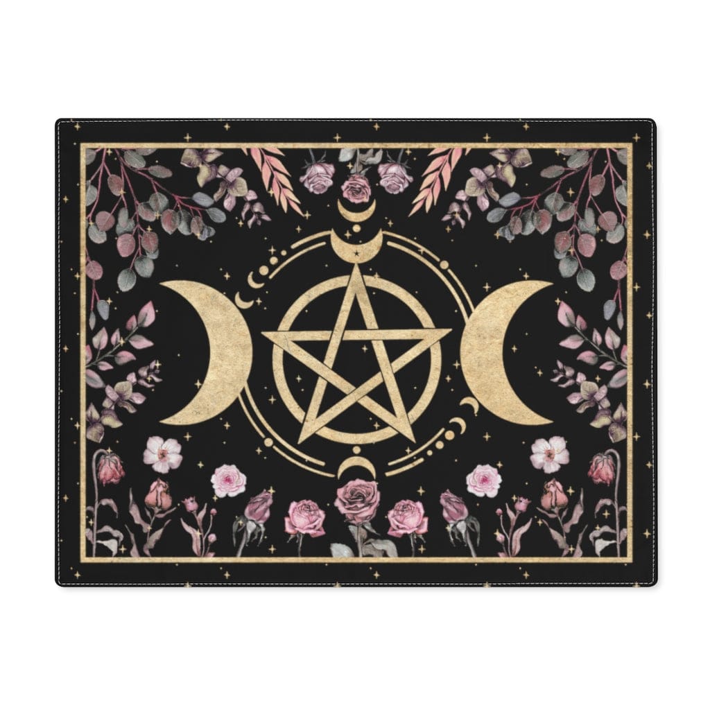 Pentacle Rose Altar Cloth