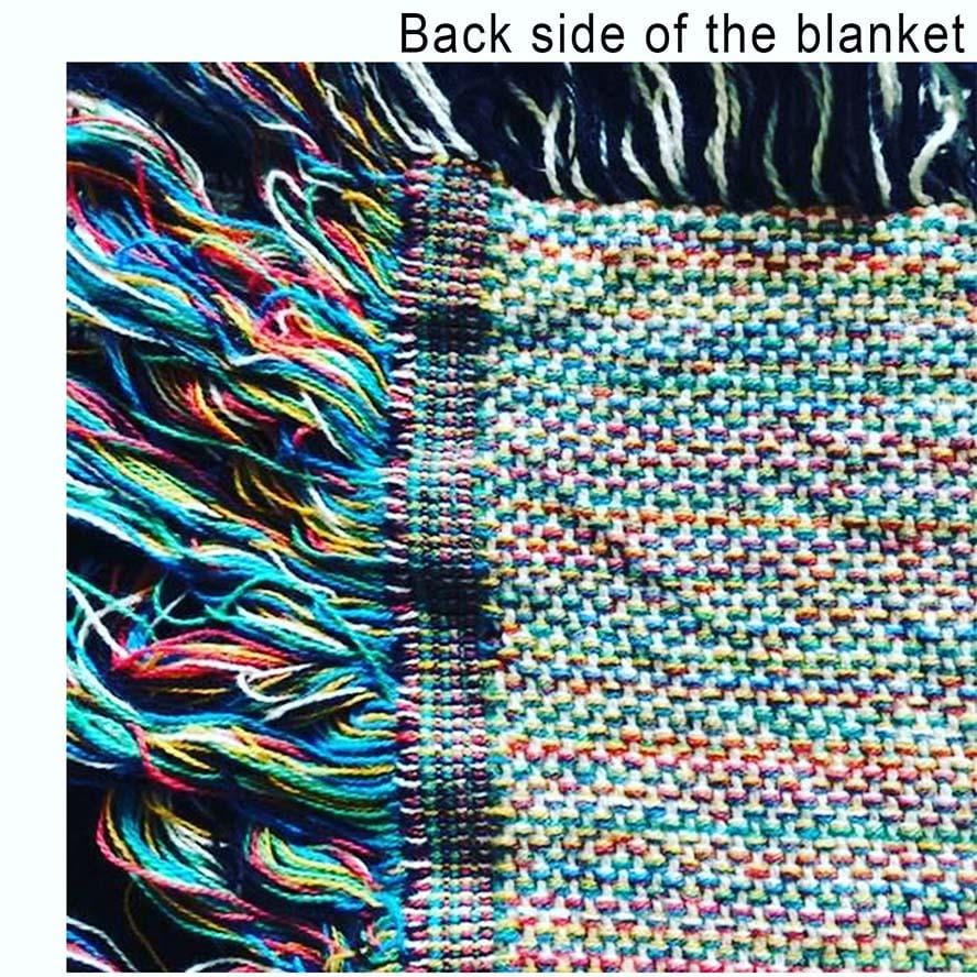 The Cosmic Besom Woven Blanket/Tapestry