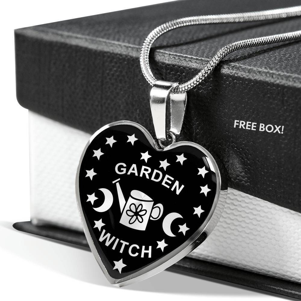 Garden Witch Pendant with Necklace