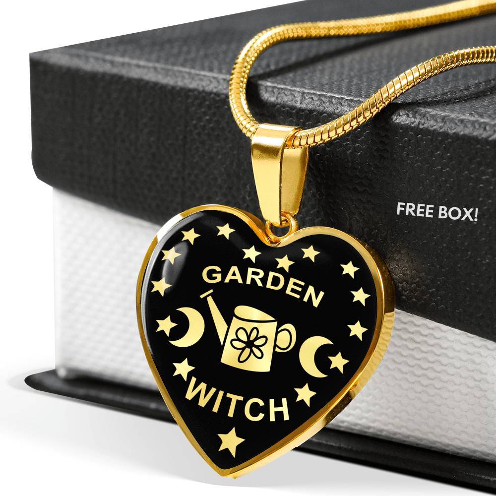 Garden Witch Pendant with Necklace