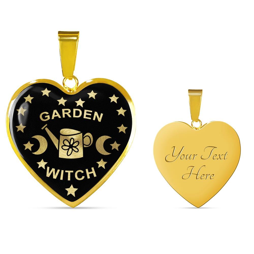 Garden Witch Pendant with Necklace