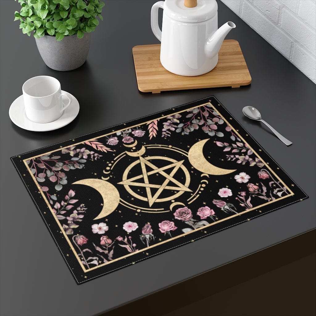 Pentacle Rose Altar Cloth