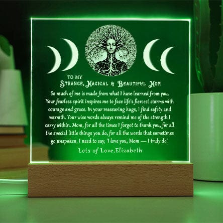 Personalized Triple Moon Magical Mother Night Lamp