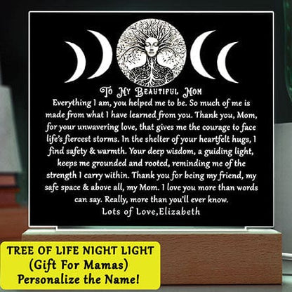 Personalized Tree Of Life Night Light