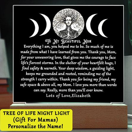 Personalized Tree Of Life Night Light