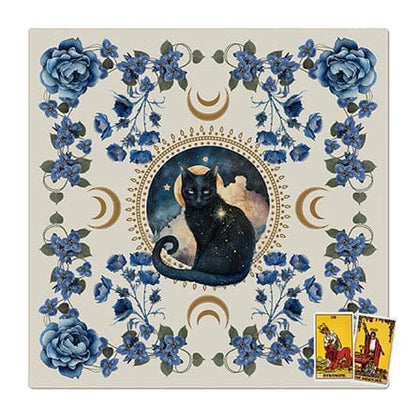 Altar Cloth Mystical Cat Light