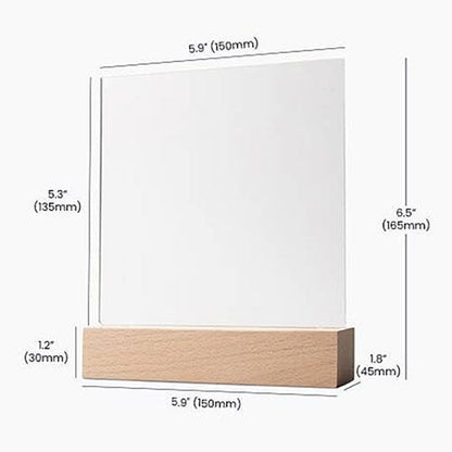 Personalized Moon Phase Acrylic Night Light