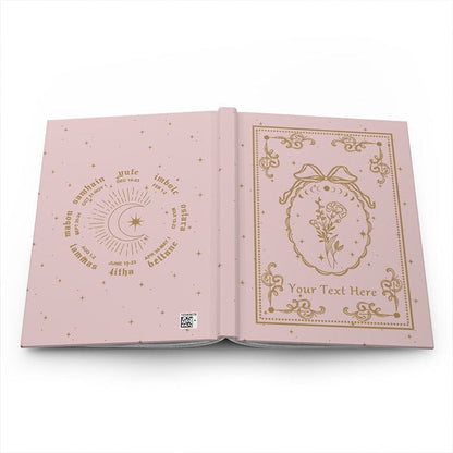 Personalized Journal - Birthflowers