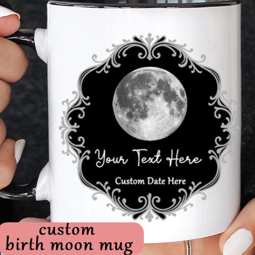 custom birth moon mug