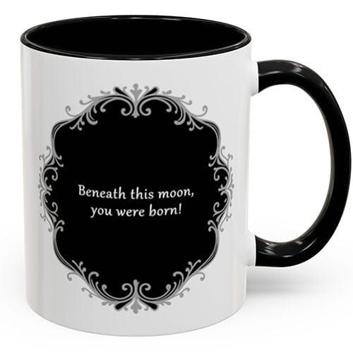 Custom Birth Moon Mug (white)