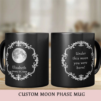 Personalized Moon Phase Mug