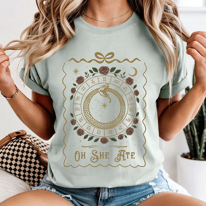 Oh She Ate Ouroboros Shirt