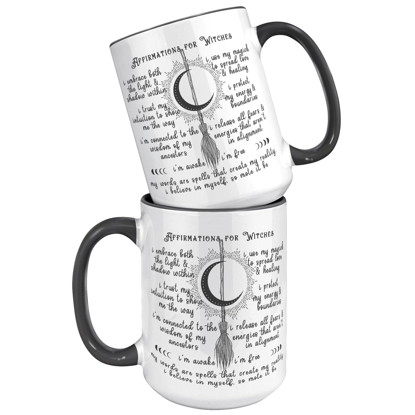High Quality 15oz Mug - Affirmations for Witches