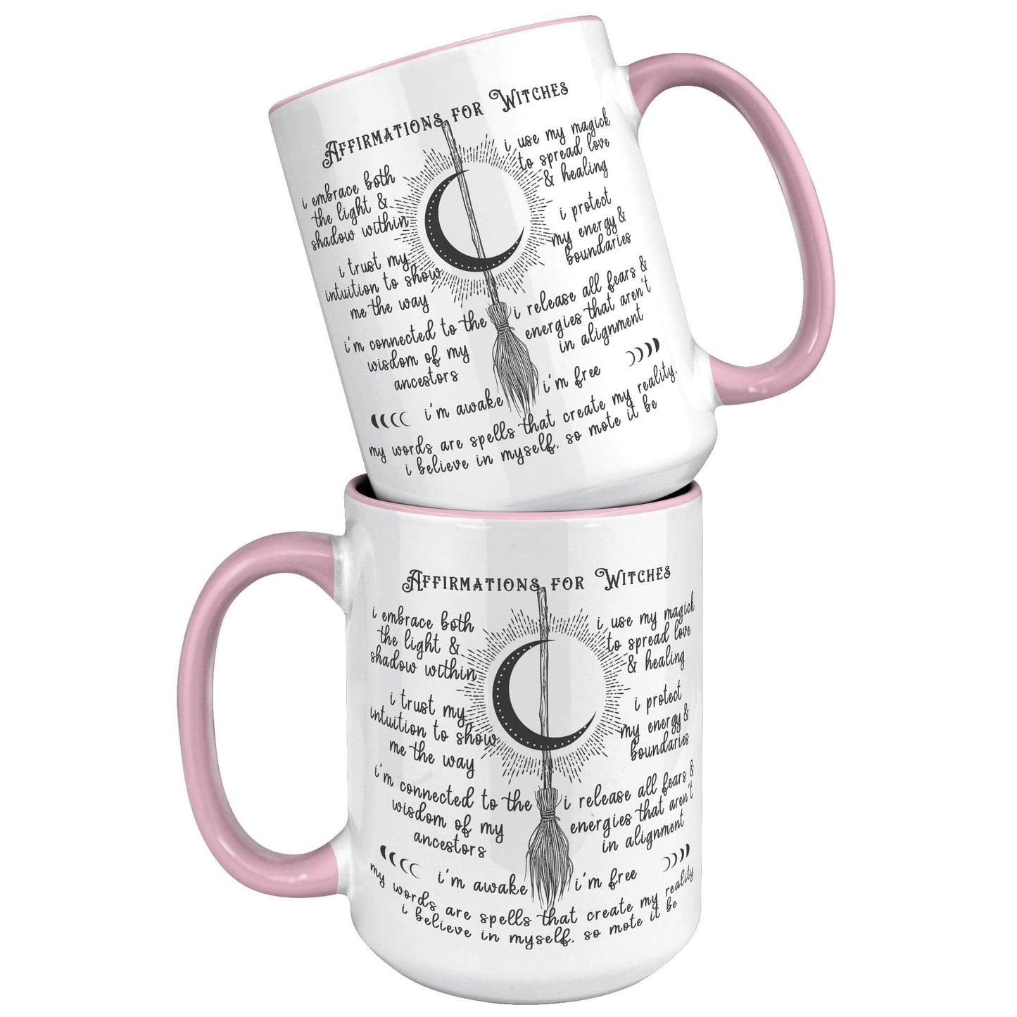 High Quality 15oz Mug - Affirmations for Witches