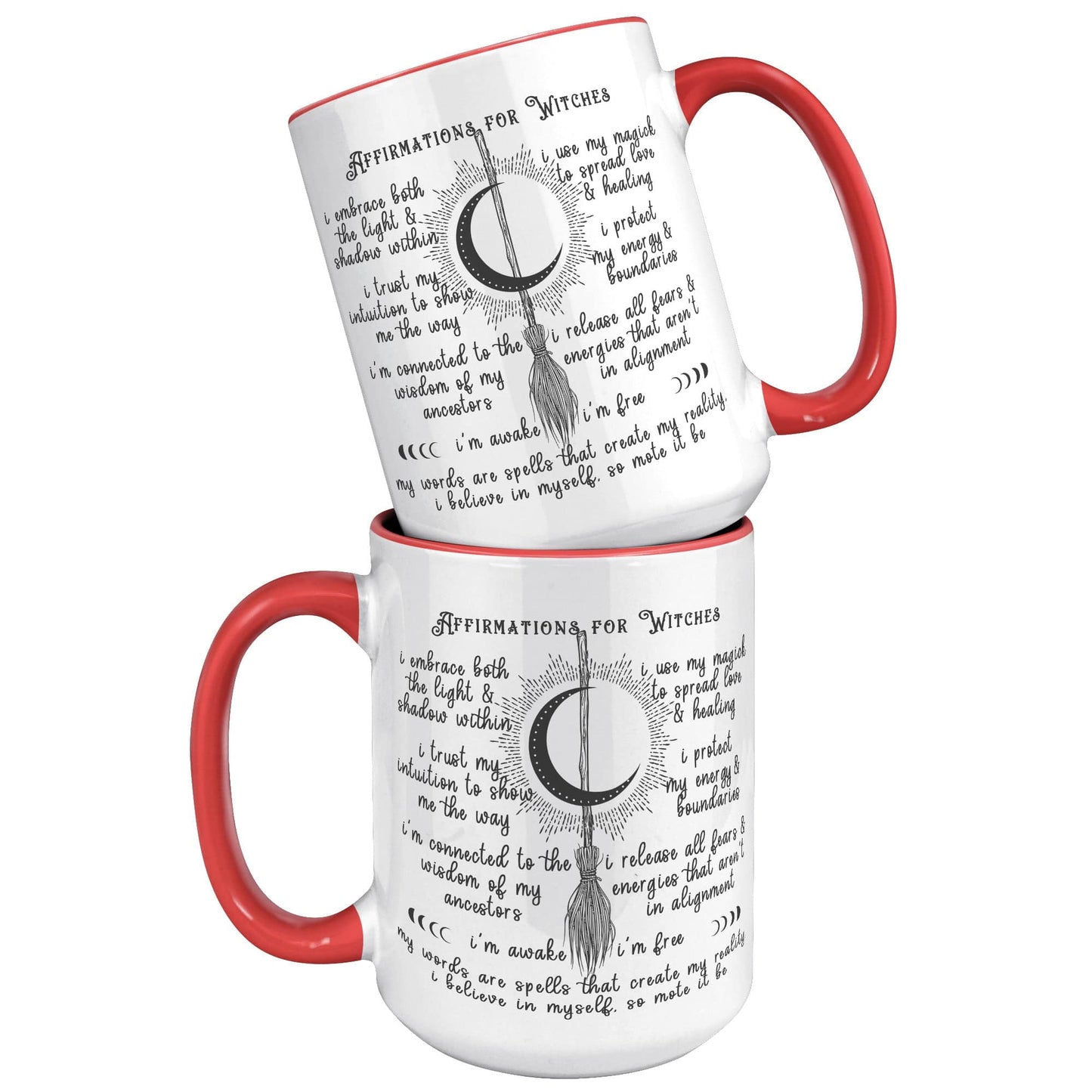 High Quality 15oz Mug - Affirmations for Witches