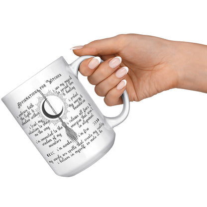 High Quality 15oz Mug - Affirmations for Witches