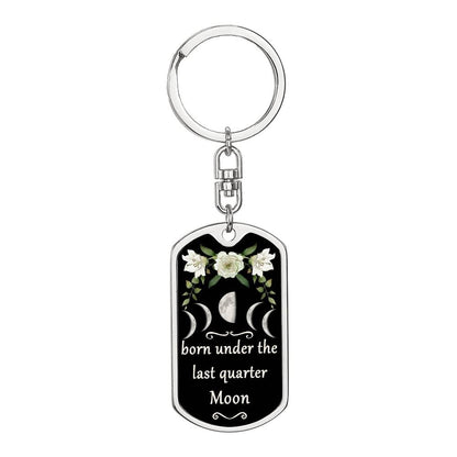 Keychain Custom Moon Phase (Last Quarter Moon)