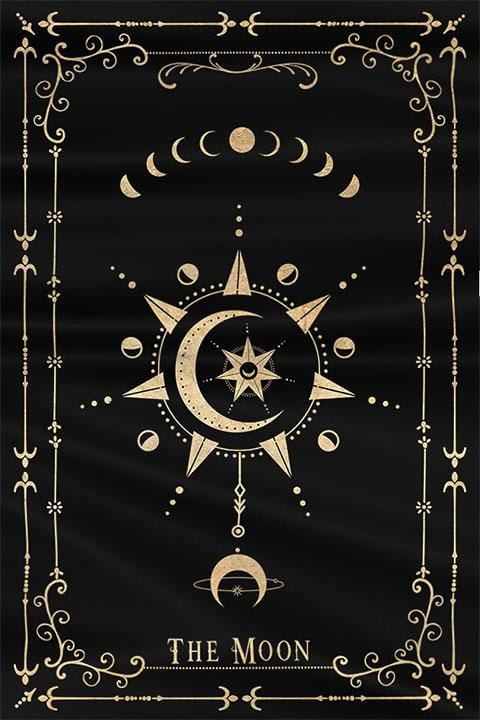 The Moon Altar Cloth (Black/Vintage)