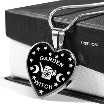 Garden Witch Pendant with Necklace