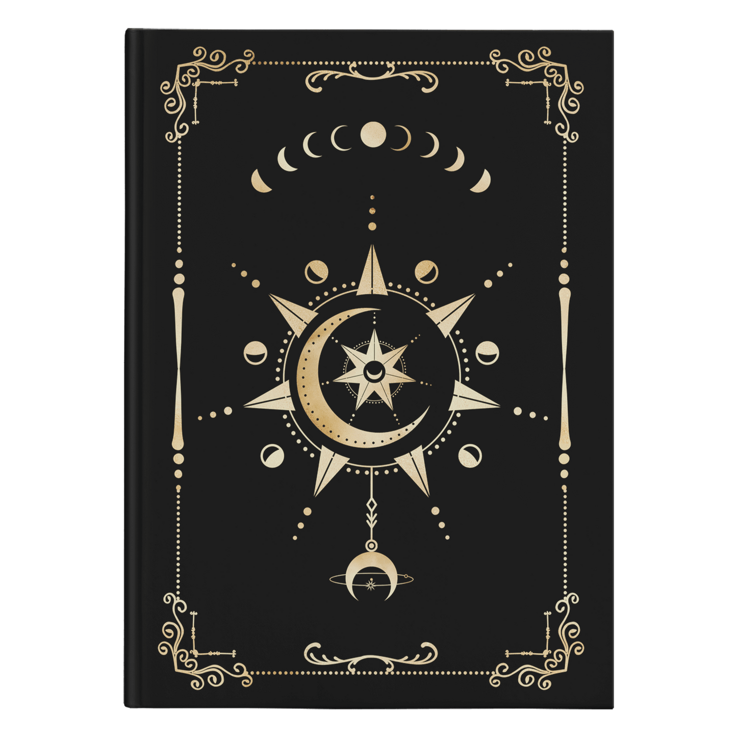 Moon Magic Book of Shadows Shadow Work Journal (Hardcover)